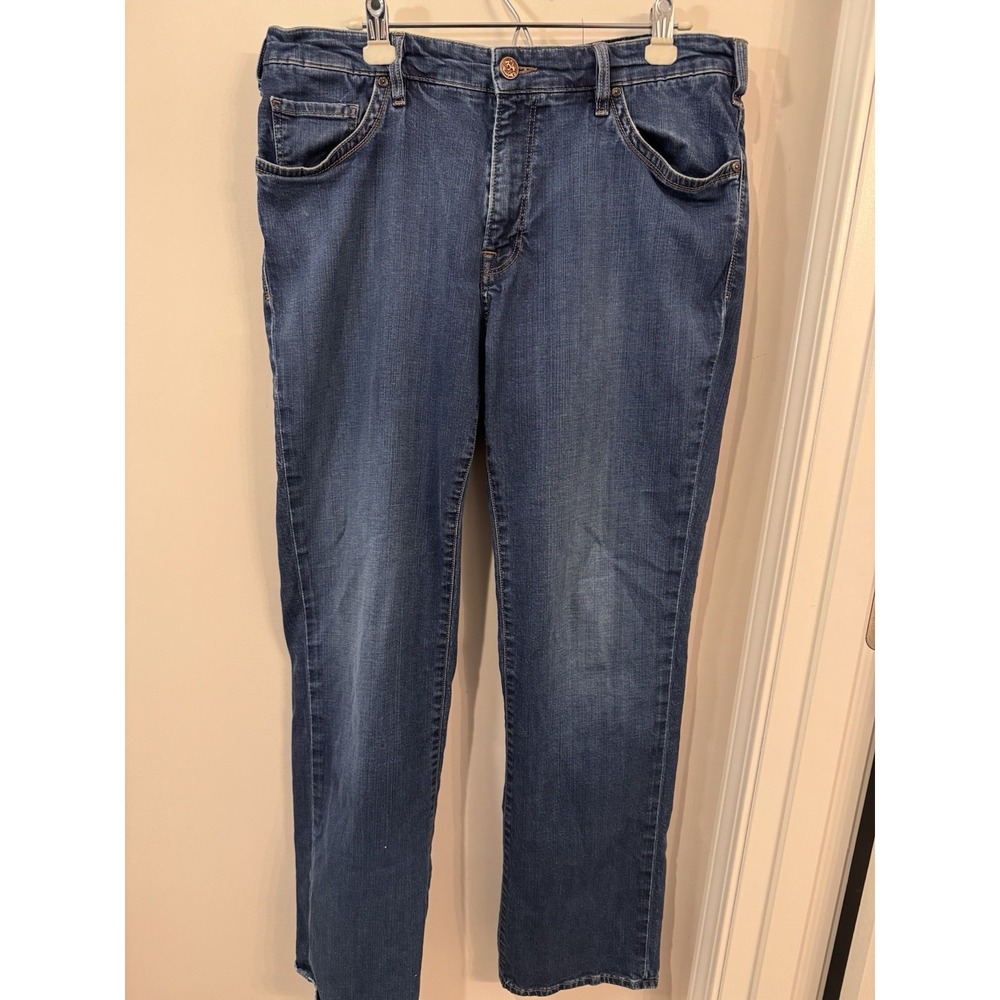 34 Heritage Jeans Mens 40X32 Blue‎ Charisma Comfort-Rise Classic Straight Denim